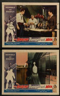9r053 AMAZING TRANSPARENT MAN 8 LCs '59 Edgar Ulmer, Douglas Kennedy, Marguerite Chapman!