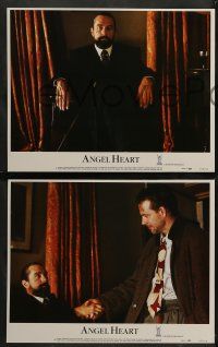 9r056 ANGEL HEART 8 LCs '87 Mickey Rourke, Robert De Niro, Lisa Bonet, directed by Alan Parker!