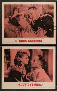 9r060 ANNA KARENINA 8 LCs R62 beautiful Greta Garbo, Fredric March, Freddie Bartholomew