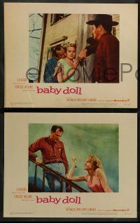 9r071 BABY DOLL 8 LCs '57 Elia Kazan, sexy Carroll Baker, Karl Malden, Eli Wallach!