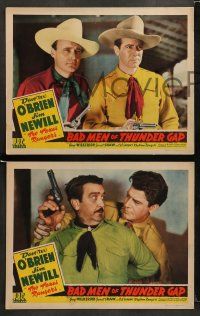 9r560 BAD MEN OF THUNDER GAP 6 LCs '43 great images of Texas Rangers Dave O'Brien & Jim Newill!