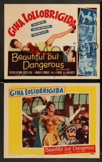 9r091 BEAUTIFUL BUT DANGEROUS 8 LCs '57 great images of super sexy Gina Lollobrigida!