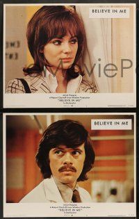 9r561 BELIEVE IN ME 6 LCs '71 cool images of Michael Sarrazin and sexy Jacqueline Bisset!