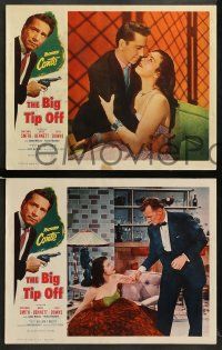 9r107 BIG TIP OFF 8 LCs '55 Richard Conte knows everything the underworld does, film noir!