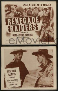 9r674 CODY OF THE PONY EXPRESS 4 chapter 8 LCs '50 cowboy Jock Mahoney serial, Renegade Raiders!