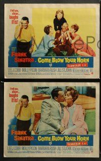 9r173 COME BLOW YOUR HORN 8 LCs '63 Frank Sinatra, sexy Jill St. John, from Neil Simon's play!
