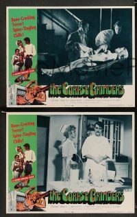 9r178 CORPSE GRINDERS 8 LCs '71 director Ted V. Mikels, Sean Kenney, gruesome horror comedy!