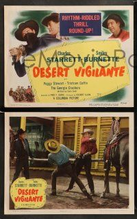9r195 DESERT VIGILANTE 8 LCs '49 Charles Starrett as the Durango Kid & Smiley Burnette!