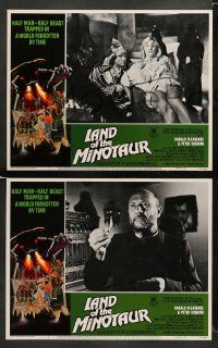 9r198 DEVIL'S MEN 8 LCs '77 Land of the Minotaur, Robert Tanenbaum fantasy monster border art!