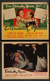 9r212 ETERNALLY YOURS 8 LCs '39 sexiest Loretta Young & David Niven want old fashioned love!