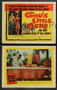 9r242 GOD'S LITTLE ACRE 8 LCs '58 Aldo Ray, sexy Tina Louise, Jack Lord, Fay Spain, & Robert Ryan!