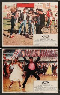 9r245 GREASE 8 LCs '78 John Travolta & Olivia Newton-John in a most classic musical!