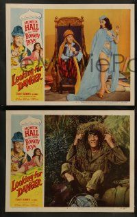 9r347 LOOKING FOR DANGER 8 LCs '57 The Bowery Boys in the land of Ali Baba w/ 1001 harem dolls!
