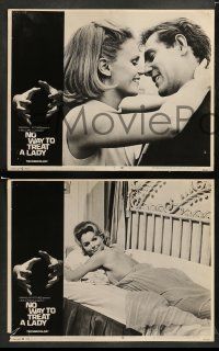 9r388 NO WAY TO TREAT A LADY 8 LCs '68 Rod Steiger, Lee Remick & George Segal, crime thriller!