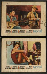 9r422 RIO BRAVO 8 LCs '59 John Wayne, Ricky Nelson, directed by Howard Hawks!