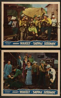 9r827 SADDLE SERENADE 3 LCs '45 Jimmy Wakely, Lee Lasses White, Riders of the Purple Sage!