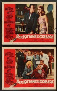 9r830 SEX KITTENS GO TO COLLEGE 3 LCs '60 cool images of sexy Mamie Van Doren & Bardot's sister!