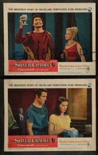 9r443 SILVER CHALICE 8 LCs '55 cool images of Paul Newman in his notorious 1st movie, Pier Angeli!