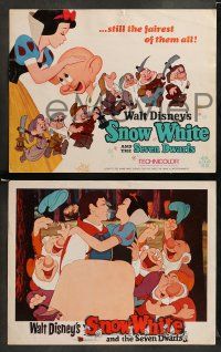9r016 SNOW WHITE & THE SEVEN DWARFS 9 LCs R67 Walt Disney animated cartoon fantasy classic!