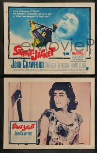 9r460 STRAIT-JACKET 8 LCs '64 crazy ax murderer Joan Crawford, William Castle!