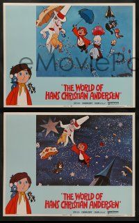 9r591 WORLD OF HANS CHRISTIAN ANDERSEN 6 LCs '71 cool fairy tale cartoon!