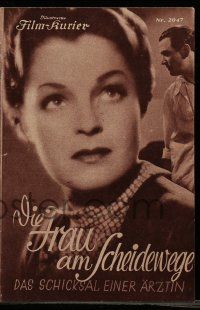 9s162 DIE FRAU AM SCHEIDEWEGE Austrian program '38 screenplay by Thea von Harbou after divorce!