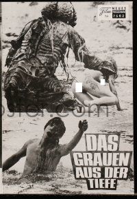 9s331 HUMANOIDS FROM THE DEEP Austrian program '80 great different monster images & naked girl!