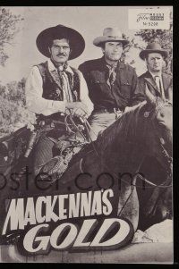 9s350 MacKENNA'S GOLD Austrian program '69 different images of Gregory Peck & Omar Sharif!