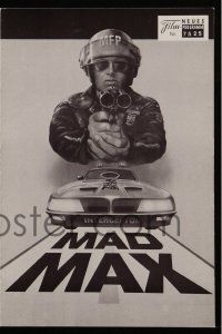 9s351 MAD MAX Austrian program '80 George Miller post-apocalyptic classic, cool different images!