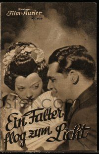 9s087 MADAME BUTTERFLY Austrian program '33 different images of Asian Sylvia Sidney & Cary Grant!