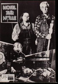 9s361 MOTEL HELL Austrian program '80 wild different images of farmers who sell human sausages!