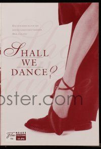 9s406 SHALL WE DANCE Austrian program '99 Masayuki Suo Japanese dancing classic, different images!