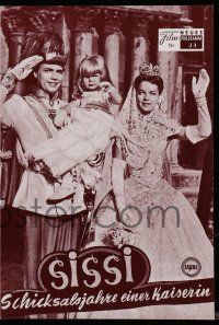9s409 SISSI: THE FATEFUL YEARS OF AN EMPRESS Austrian program R98 many images of Romy Schneider!