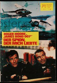 9s415 SPY WHO LOVED ME Austrian program '77 Roger Moore as James Bond, Barbara Bach, different!