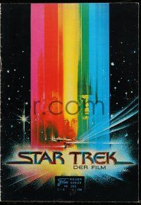 9s416 STAR TREK Austrian program '80 William Shatner & Leonard Nimoy, Bob Peak art!