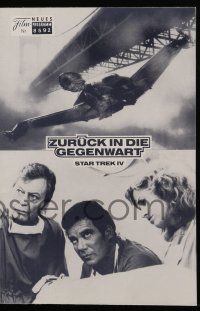 9s417 STAR TREK IV Austrian program '87 different images of Leonard Nimoy & William Shatner!
