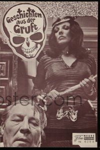 9s424 TALES FROM THE CRYPT Austrian program '72 Peter Cushing, Joan Collins, from E.C. Comics!