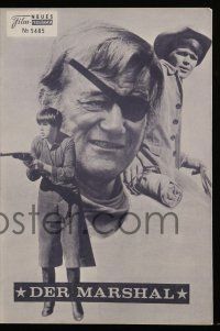 9s441 TRUE GRIT Austrian program '69 John Wayne as Rooster Cogburn, Kim Darby, different images!