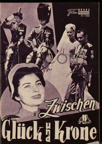 9s457 ZWISCHEN GLUCK UND KRONE Austrian program '59 many images of the English royal family!