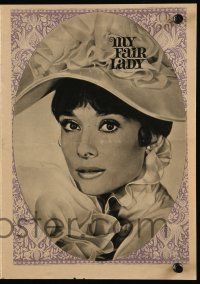 9s519 MY FAIR LADY East German program '67 many different images of beautiful Audrey Hepburn!