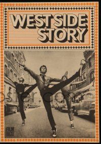 9s548 WEST SIDE STORY East German program '73 Academy Award winning classic musical, different!