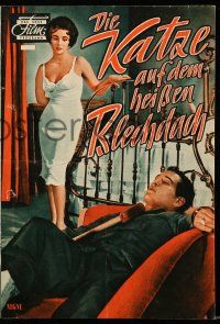 9s603 CAT ON A HOT TIN ROOF German program R60s different images of Elizabeth Taylor & Paul Newman!