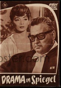 9s614 CRACK IN THE MIRROR German program '60 Orson Welles, Juliette Greco, Dillman, different!