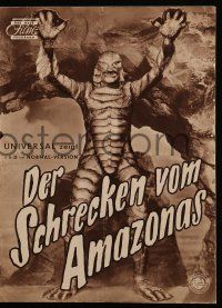9s618 CREATURE FROM THE BLACK LAGOON Das Neue German program '54 fantastic different monster images!