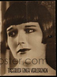 9s017 DIARY OF A LOST GIRL German program '29 bad girl Louise Brooks, directed by G.W. Pabst!