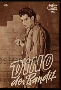 9s628 DINO German program '58 different images of troubled teen Sal Mineo & pretty Susan Kohner!