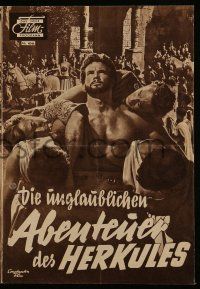 9s680 HERCULES German program '59 many different images of the world's mightiest man Steve Reeves!