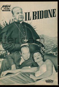 9s697 IL BIDONE German program '57 Federico Fellini, Broderick Crawford, Giulietta Masina!