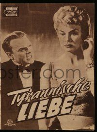 9s753 LOVE ME OR LEAVE ME German program '56 Doris Day as Ruth Etting, James Cagney, different!