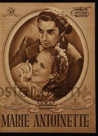 9s762 MARIE ANTOINETTE German program '51 different images of Norma Shearer & Tyrone Power!